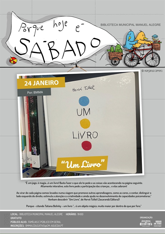 Porque hoje é sábado... “ Um Livro”, por BMMA