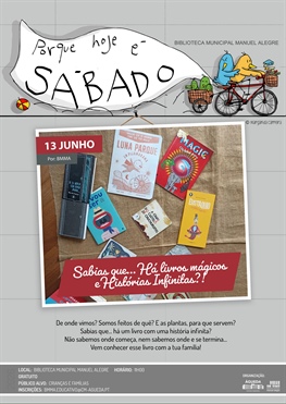 "Sabias que… há livros mágicos  e Histórias Infinitas?!"